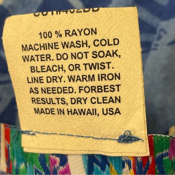 JAMS WORLD NWOT Vintage Wide Leg Drawstring Pants in Blue Patch - Picture 4 of 5